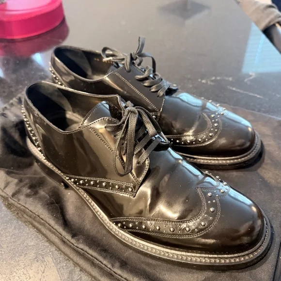 Saint Laurent Studded Derby Size 43 - Picture 3 of 8